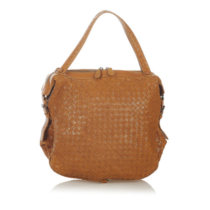 Intrecciato Leather HandBag
