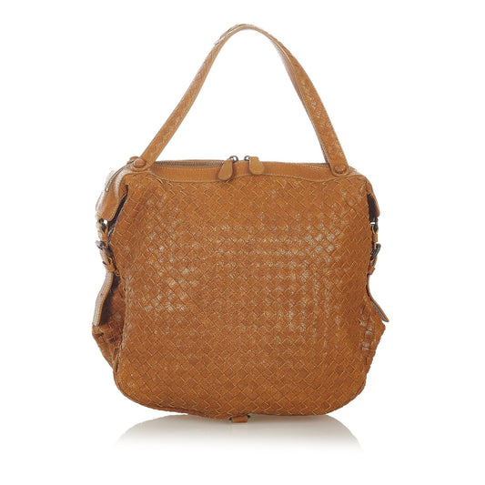 Intrecciato Leather HandBag