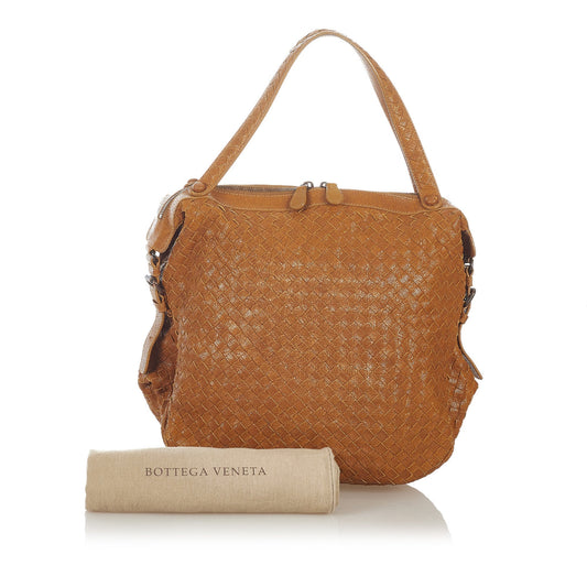 Intrecciato Leather HandBag