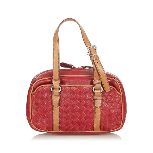 Intrecciato Leather Handbag