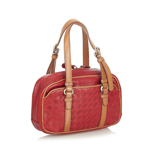 Intrecciato Leather Handbag