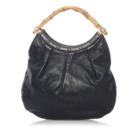 Bamboo Leather Handbag
