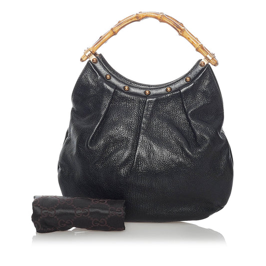 Bamboo Leather Handbag