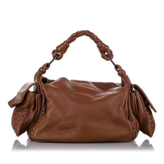Intrecciato Leather Handbag