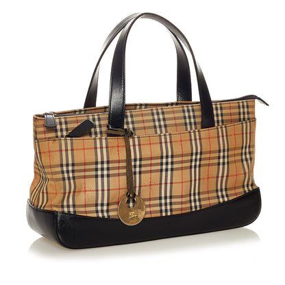 Haymarket Check Canvas Handbag