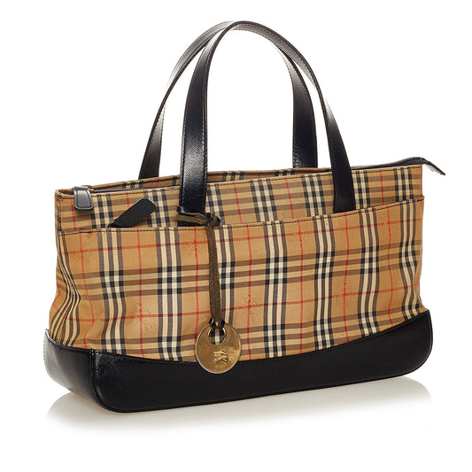 Haymarket Check Canvas Handbag