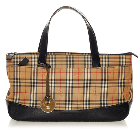 Haymarket Check Canvas Handbag