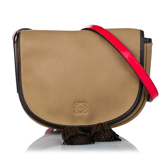 Anagram Leather Crossbody Bag