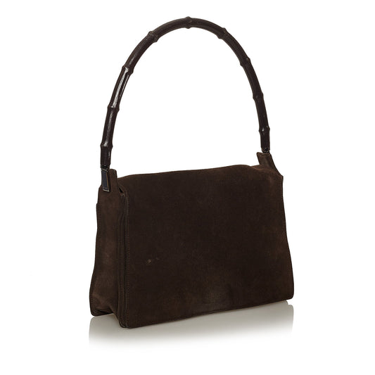 Bamboo Suede Handbag