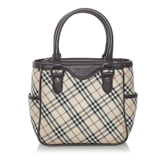 Nova Check Canvas Handbag