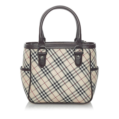 Nova Check Canvas Handbag
