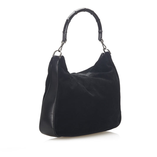 Bamboo Suede Handbag
