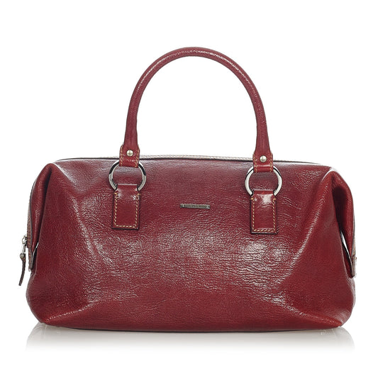 Leather Boston Bag