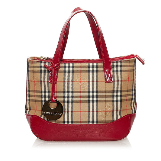Haymarket Check Canvas Handbag