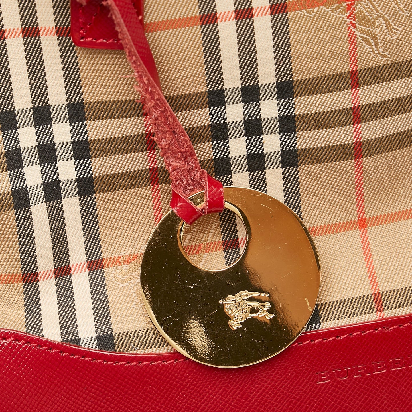 Haymarket Check Canvas Handbag