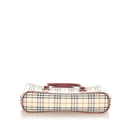 House Check Canvas Handbag