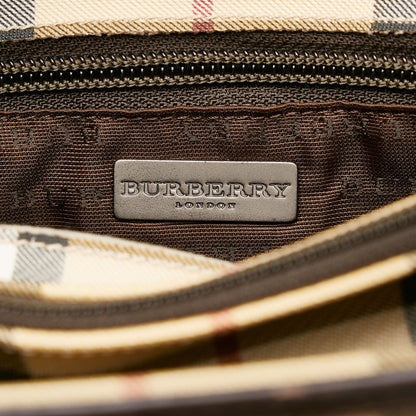 House Check Canvas Handbag
