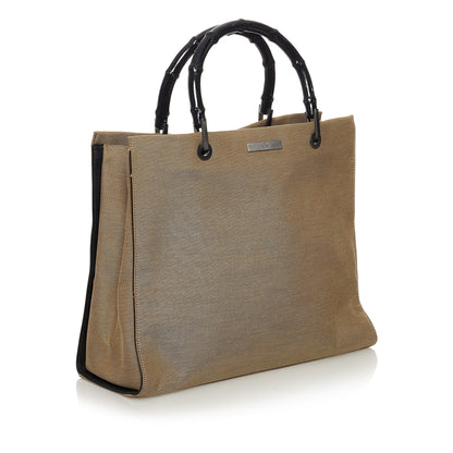 Bamboo Canvas Handbag