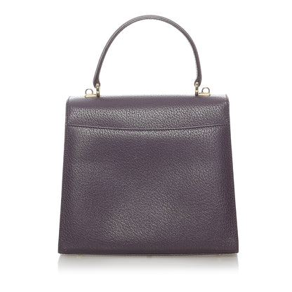Lady Lock Leather Handbag