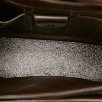 Bamboo Leather Handbag