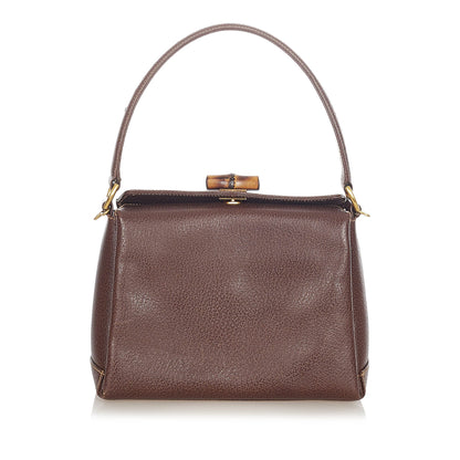 Bamboo Leather Handbag