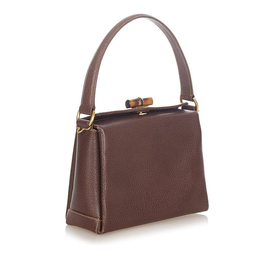 Bamboo Leather Handbag