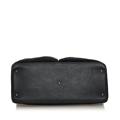 Bamboo Suede Handbag