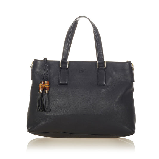 Bamboo Leather Handbag