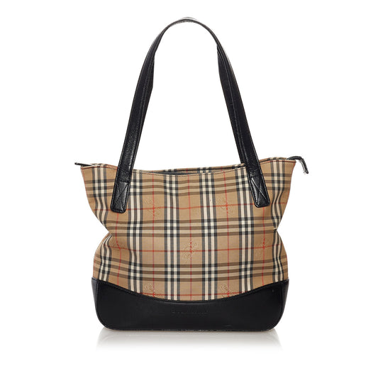Haymarket Check Canvas Handbag
