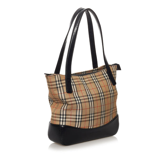 Haymarket Check Canvas Handbag