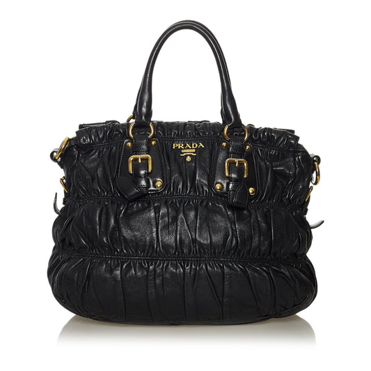 Nappa Gaufre Handbag