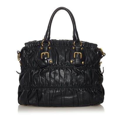 Nappa Gaufre Handbag
