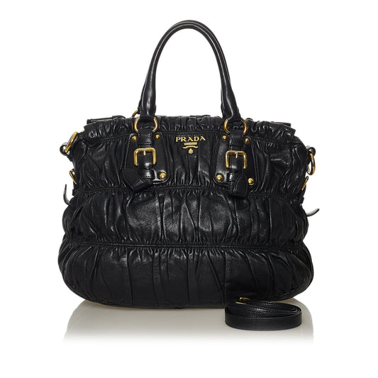 Nappa Gaufre Handbag