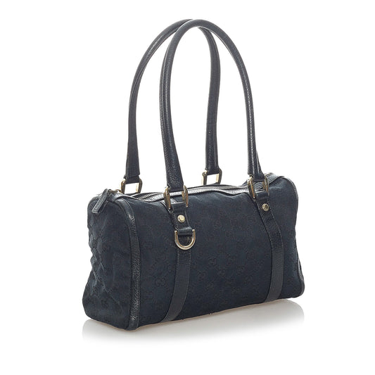 GG Canvas Abbey Boston Bag