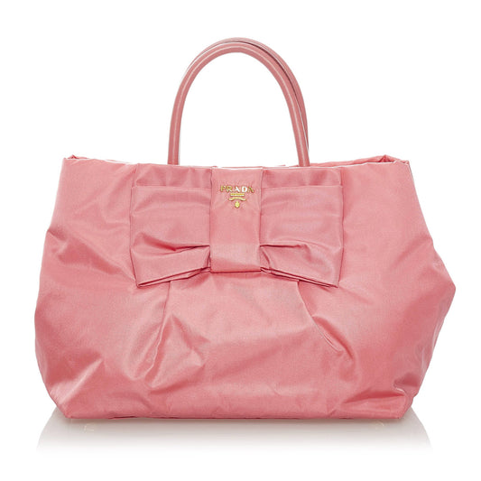 Fiocco Bow Tessuto Handbag