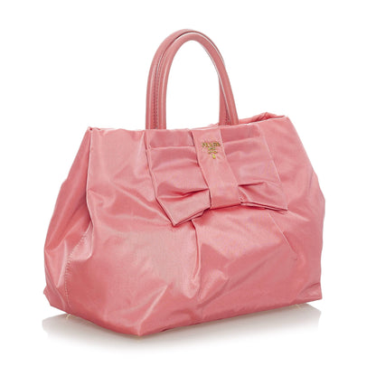 Fiocco Bow Tessuto Handbag