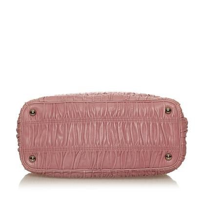 Nappa Gaufre Handbag
