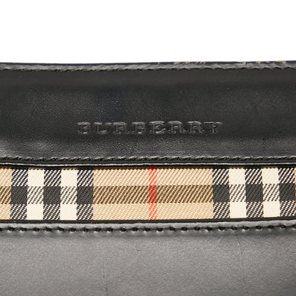 Haymarket Check Leather Handbag