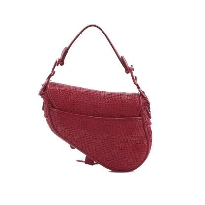 Saddle Bag in Raffia