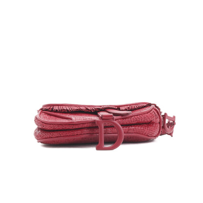 Saddle Bag in Raffia