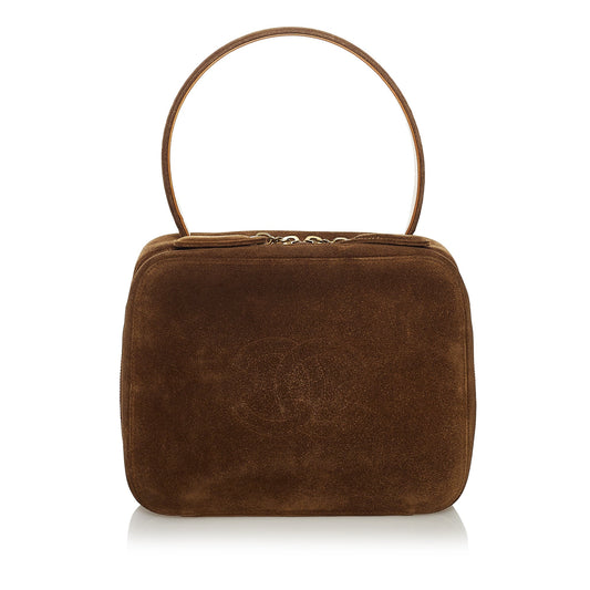 CC Suede Handbag