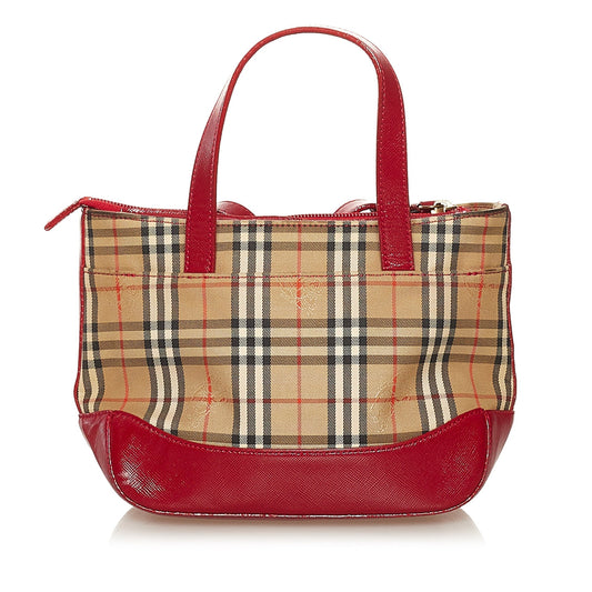 Haymarket Check Canvas Handbag