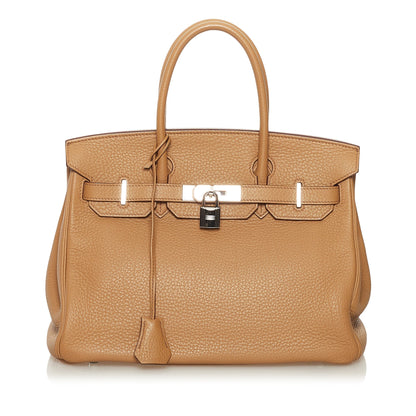 Birkin 30 Taurillon Clemence Caramel PHW