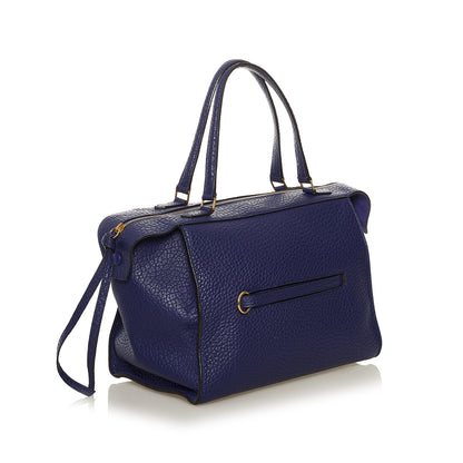 Small Ring Leather Handbag