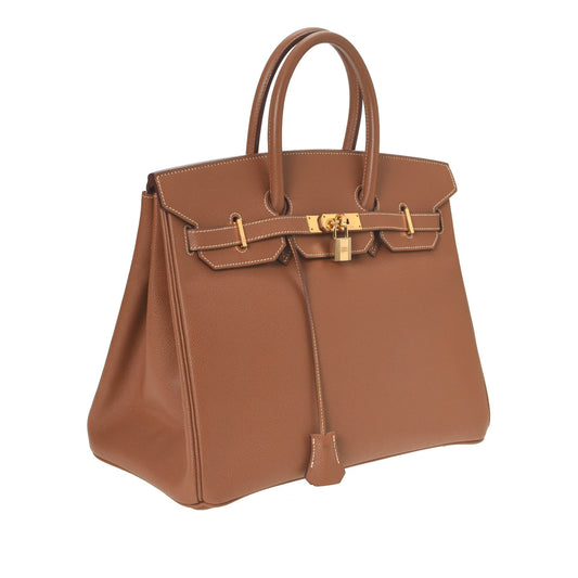 Birkin 35 Epsom Gold GHW