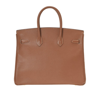 Birkin 35 Epsom Gold GHW