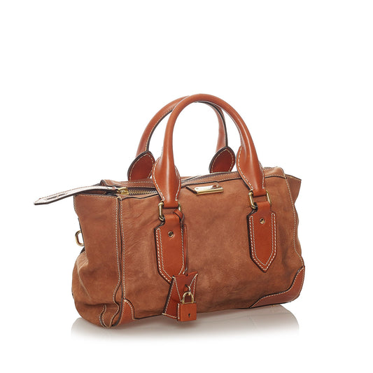 Suede Handbag