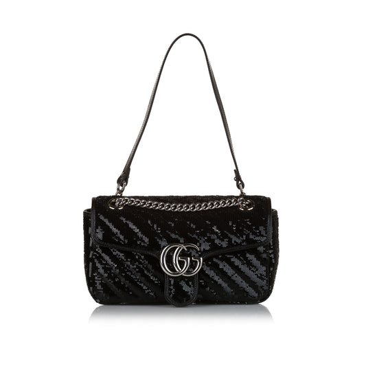 GG Marmont Sequined Crossbody Bag