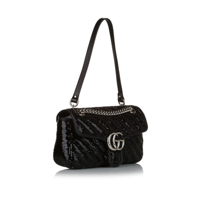 GG Marmont Sequined Crossbody Bag