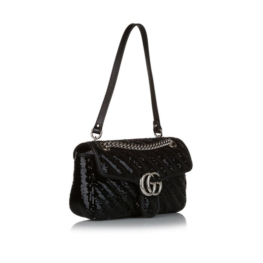GG Marmont Sequined Crossbody Bag